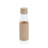 Ukiyo Glass Hydration Tracking Bottle With Sleeve