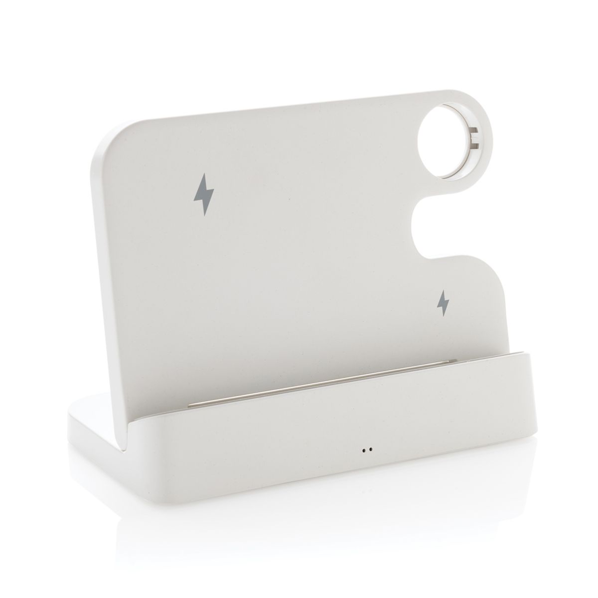 Joltz Rcs Recycled Plastic Dual 15W Charger With Iwatch Slot