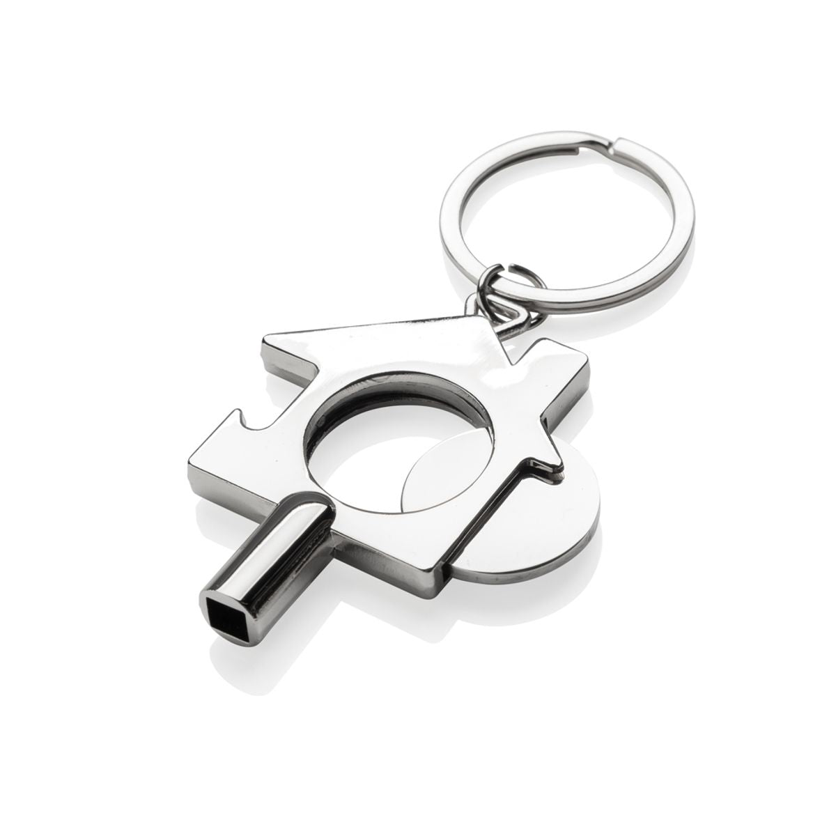 Rcs Recycled Zinc Alloy 3 In 1 Keychain