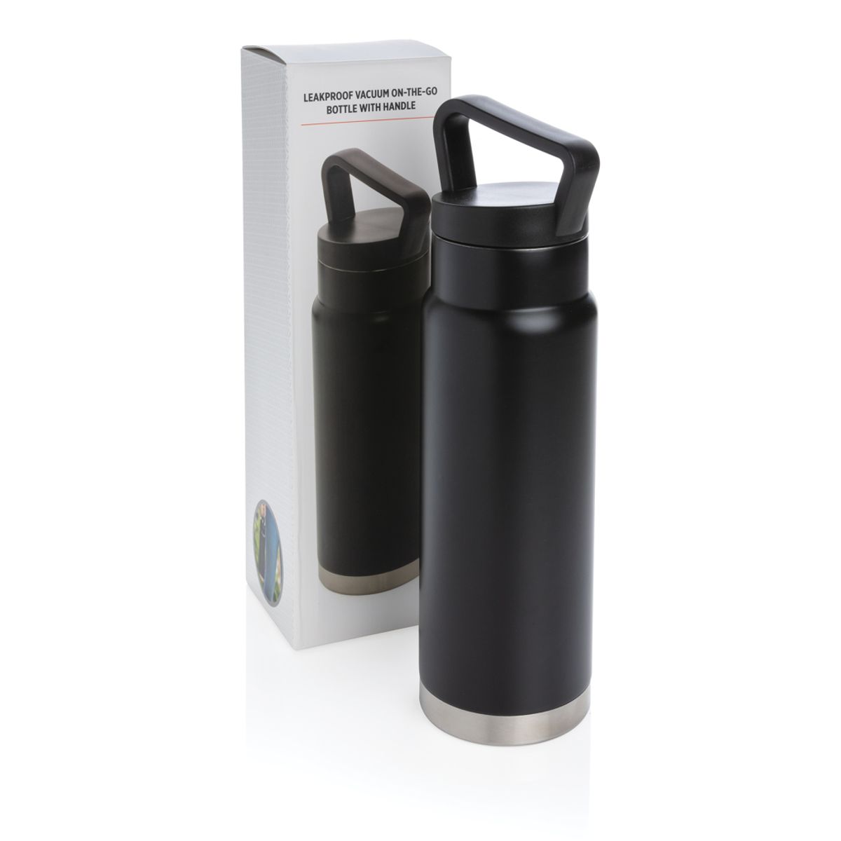 Leakproof Vacuum On-The-Go Bottle With Handle