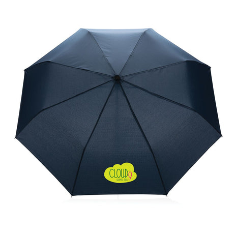 20,5 collu Impact Aware™ RPET 190T Pongee bambusa mini lietussargs