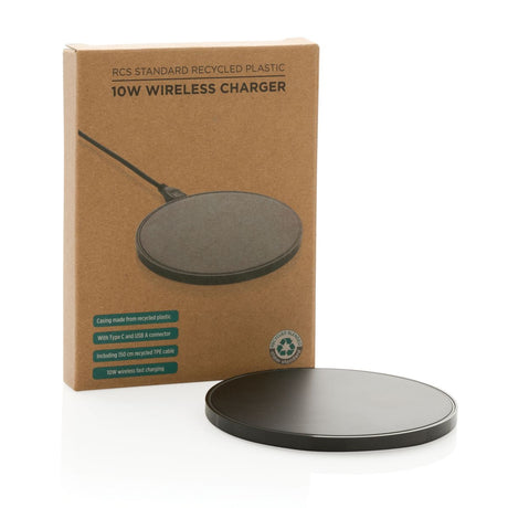 Rcs Standard bezvadu lādētājs no pārstrādāta plastmasa, 10 W