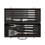 12 Pcs Barbecue Set In Aluminium Box