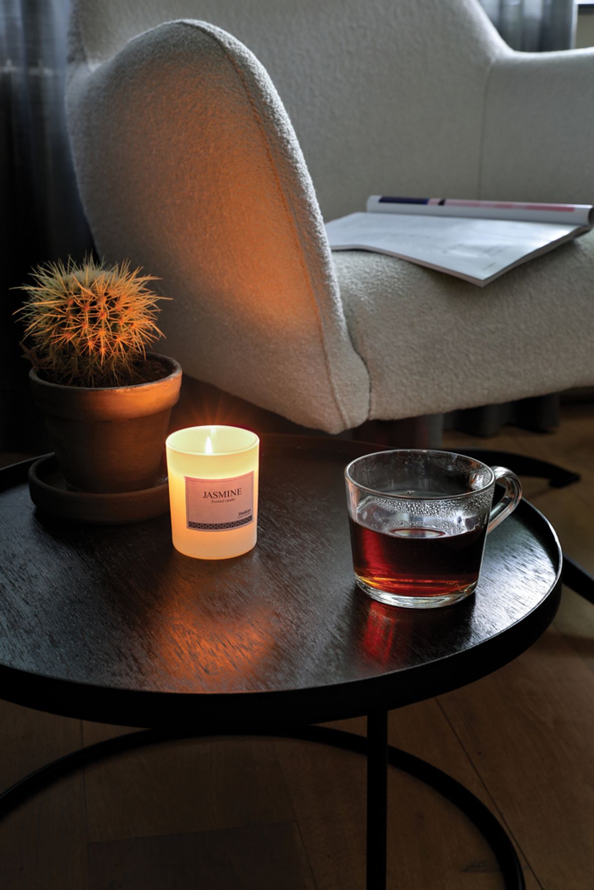 Ukiyo Small Scented Candle In Glass