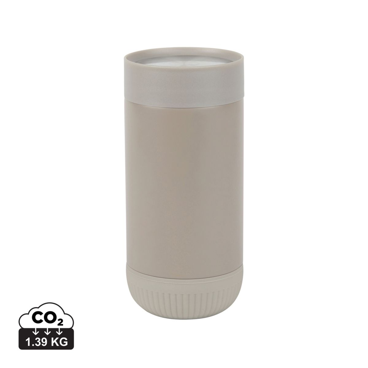 Vinga Erie RCS pārstrādāta nerūsējošā tērauda krūze ar vāciņu, 350 ml