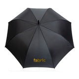 27" Impact Aware™ Rpet 190T Auto Open Bamboo Umbrella