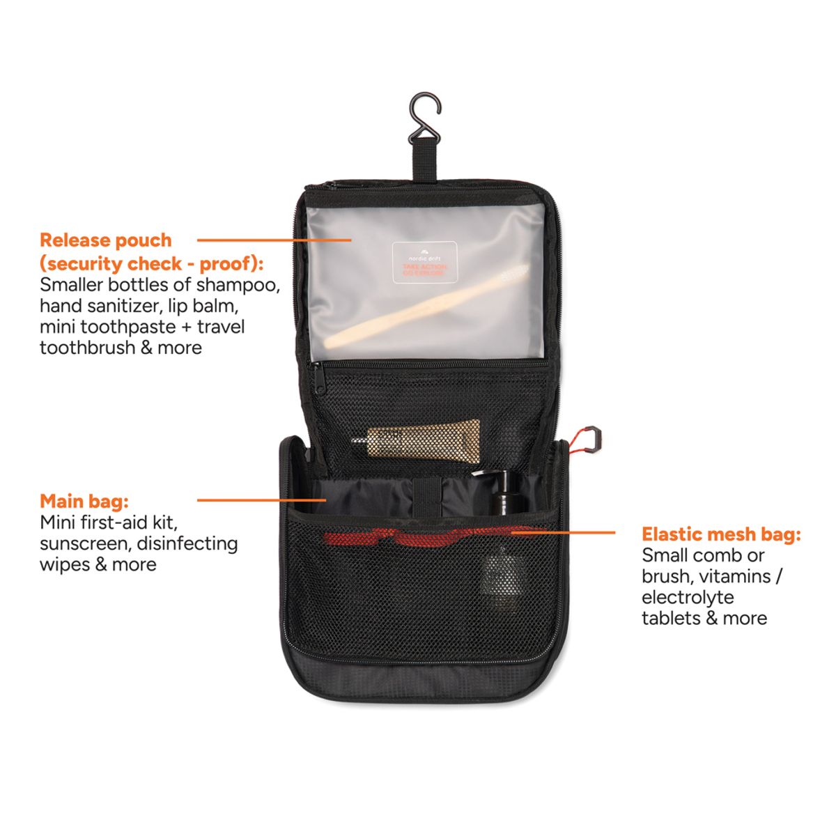 Nordic Drift Trail Rcs Toiletry Bag 3L