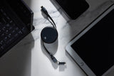 Terra Rcs Recycled Aluminium Retractable 240W 2-In-1 Cable