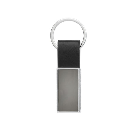 Luxury Pu Keychain Rcs Recycled Zinc Alloy