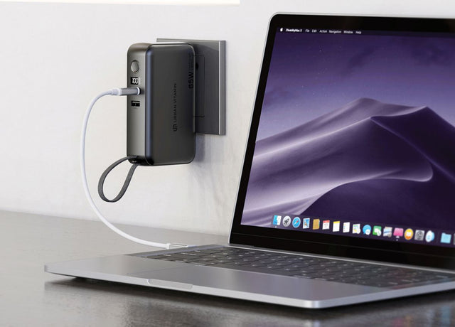 Urban Vitamin Eureka Hybrid Gancharger 10 000 mAh ārējais akumulators, 65 W