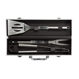 3 Pcs Barbecue Set In Aluminium Box