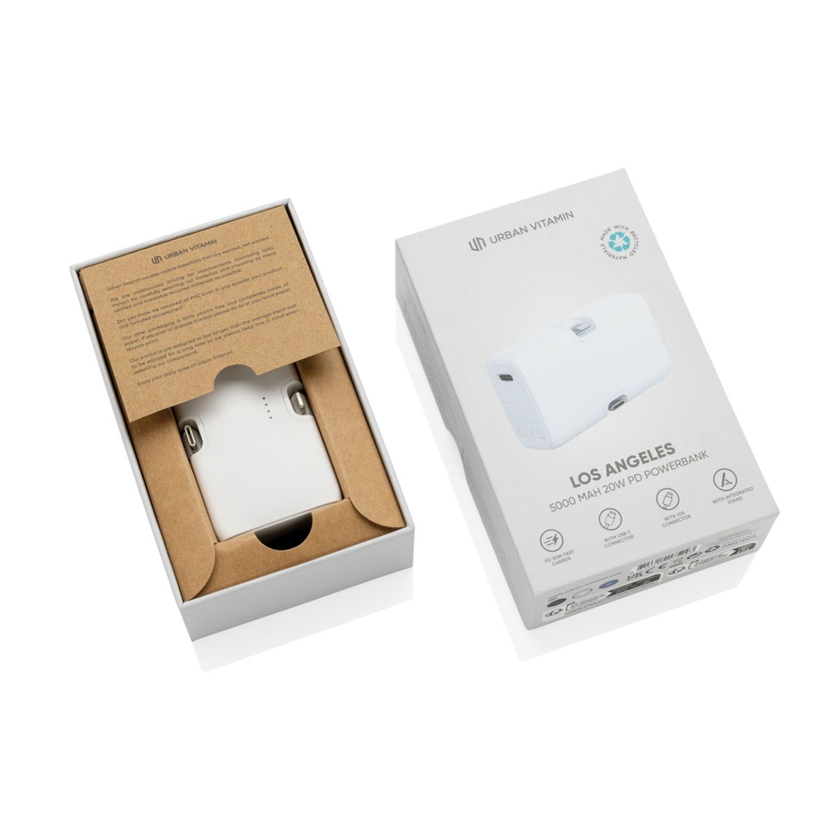 Urban Vitamin Los Angeles Rcs Rplastic 20W Pd Powerbank