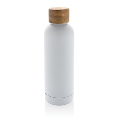 Wood Rcs Certified Recycled Stainless Steel Vacuum Bottle