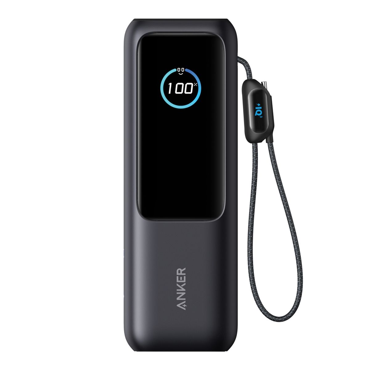 Anker Power Bank 25.000 Mah 165W, Built-In Retractable Cable