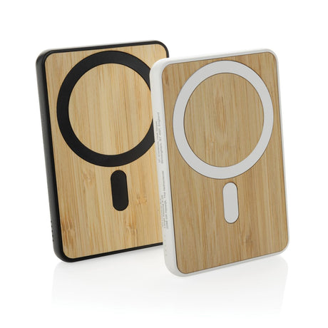 Zen Rcs Rplastic 5000 Mah 5W Magnetic Bamboo Powerbank