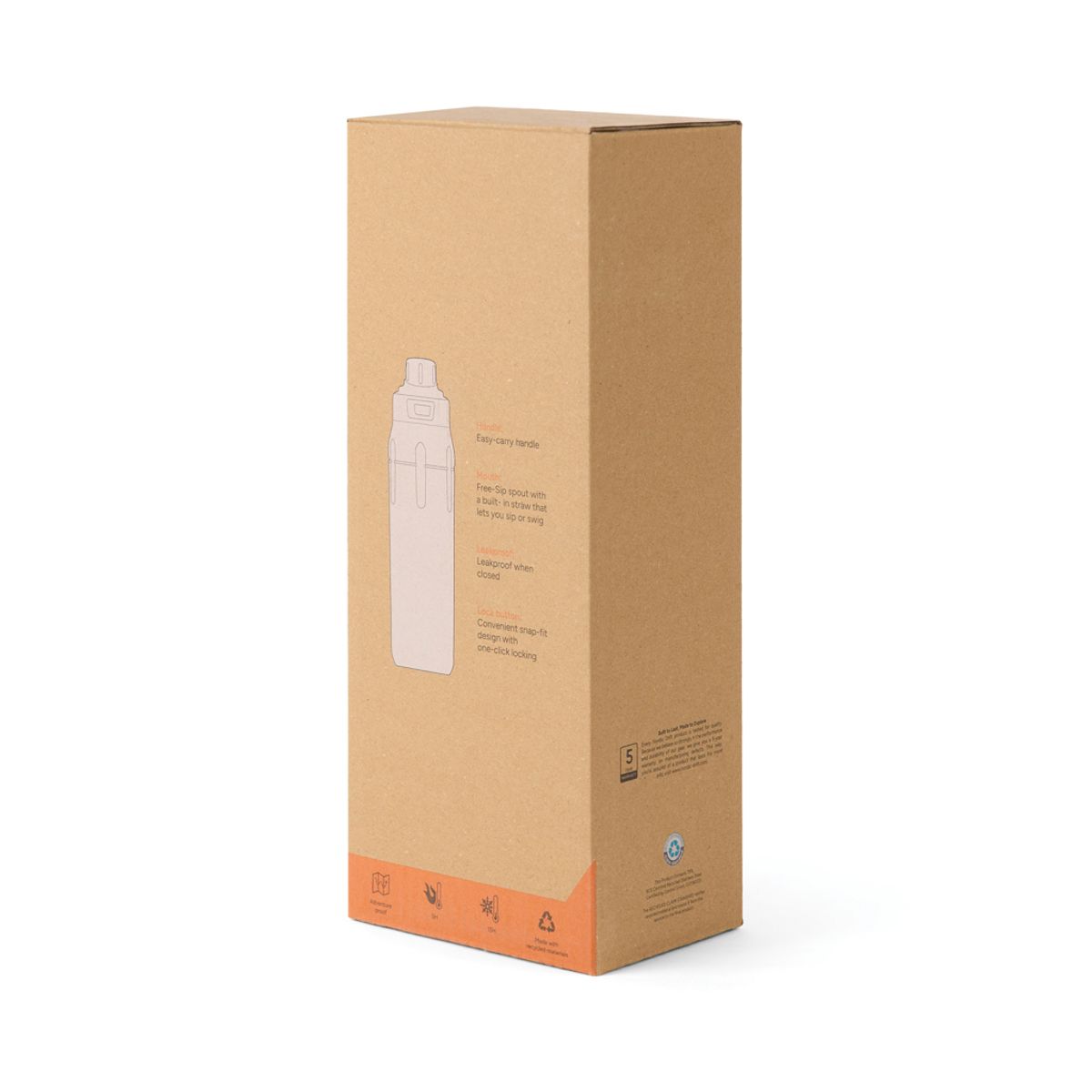 Nordic Drift Trail Rcs Insulated Lockable Sports Bottle