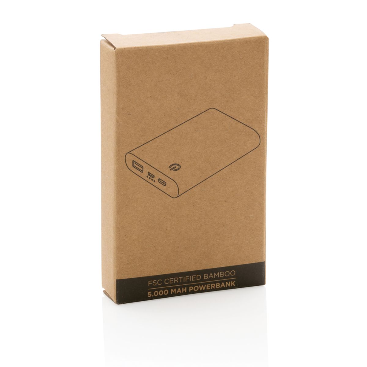 Bamboo 5000 mAh ārējais akumulators