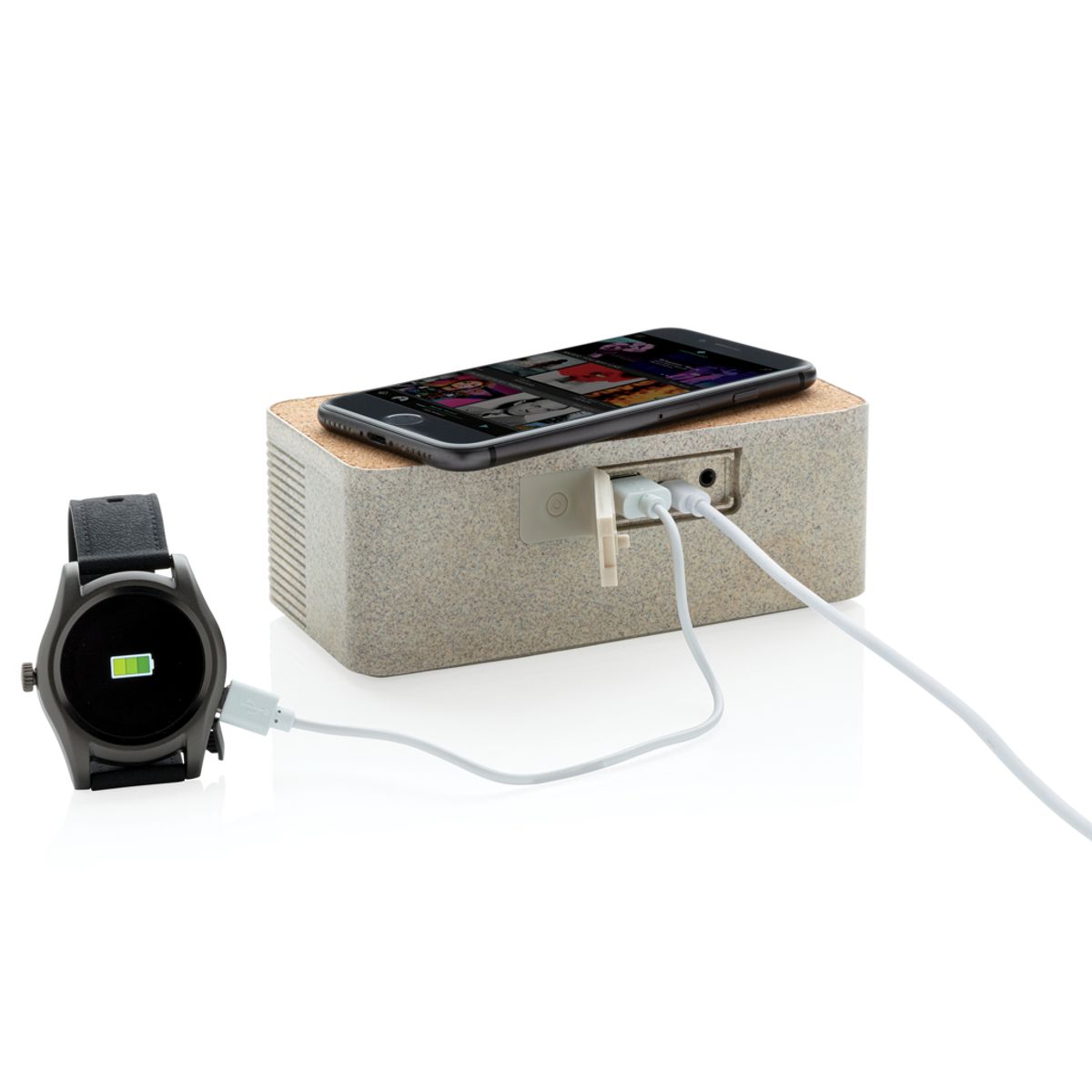 Wheatstraw Wireless Charging Speaker