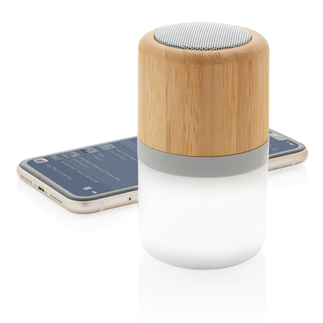 Bamboo Colour Changing 3W Speaker Light