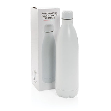 Solid Colour Vacuum Stainless Steel Bottle 1L