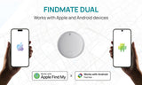 Findmate Dual RCS pārstrādātas plastmasas priekšmetu meklētājs IPX 5