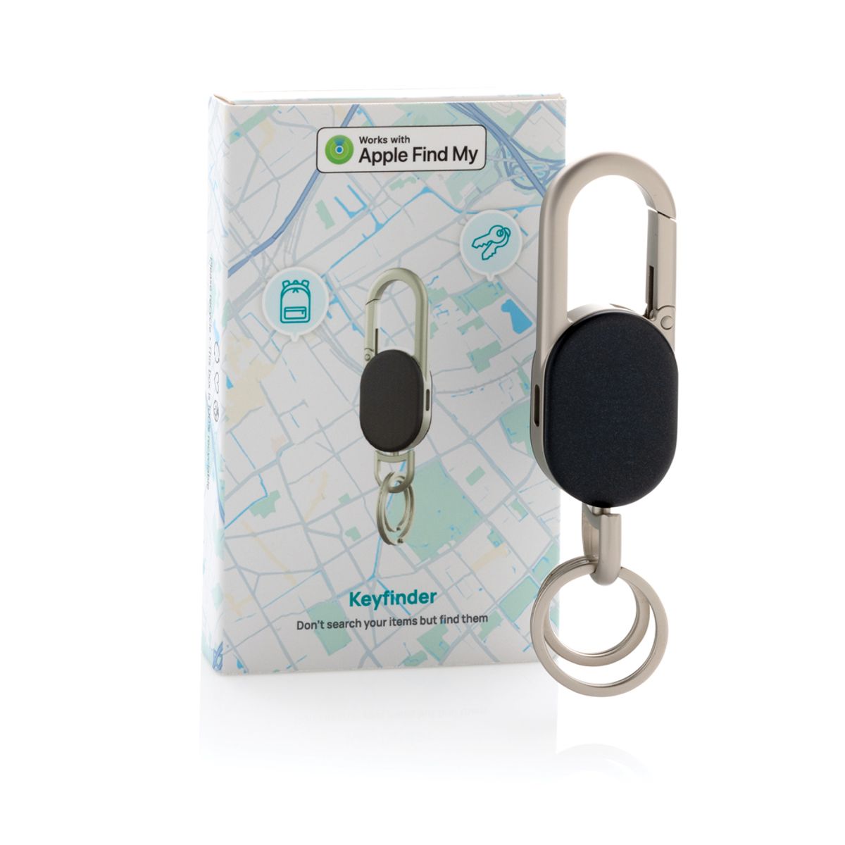 Keyfinder Keychain With Worldwide Locating And Usb C