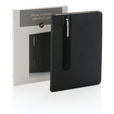 Standard Hardcover Pu A5 Notebook With Stylus Pen