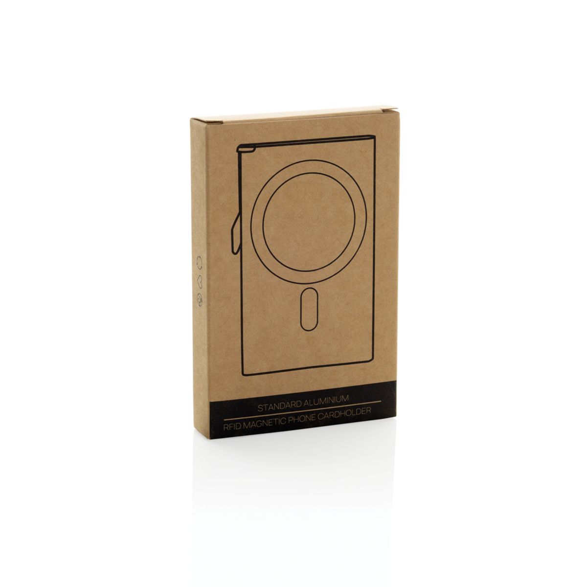 Standard Aluminium Rfid Magnetic Phone Cardholder