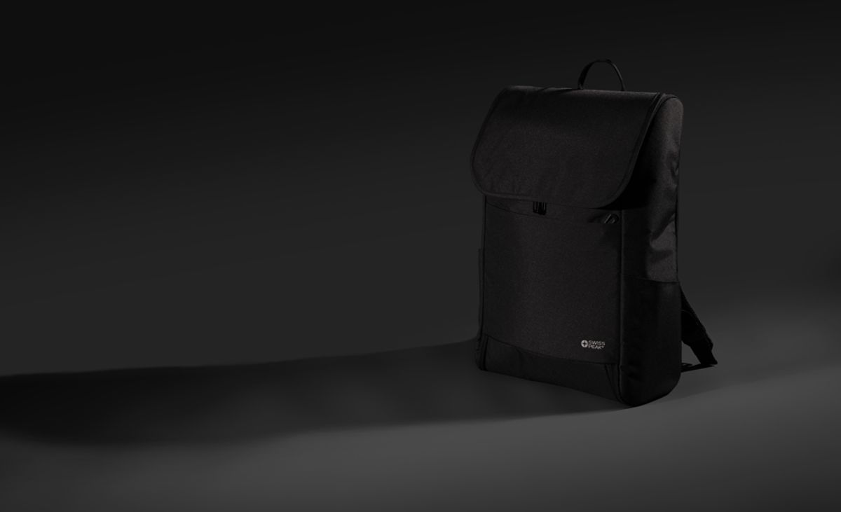 Swiss Peak Fern Aware™ Rpet All Over Zipper 15.6" Backpack