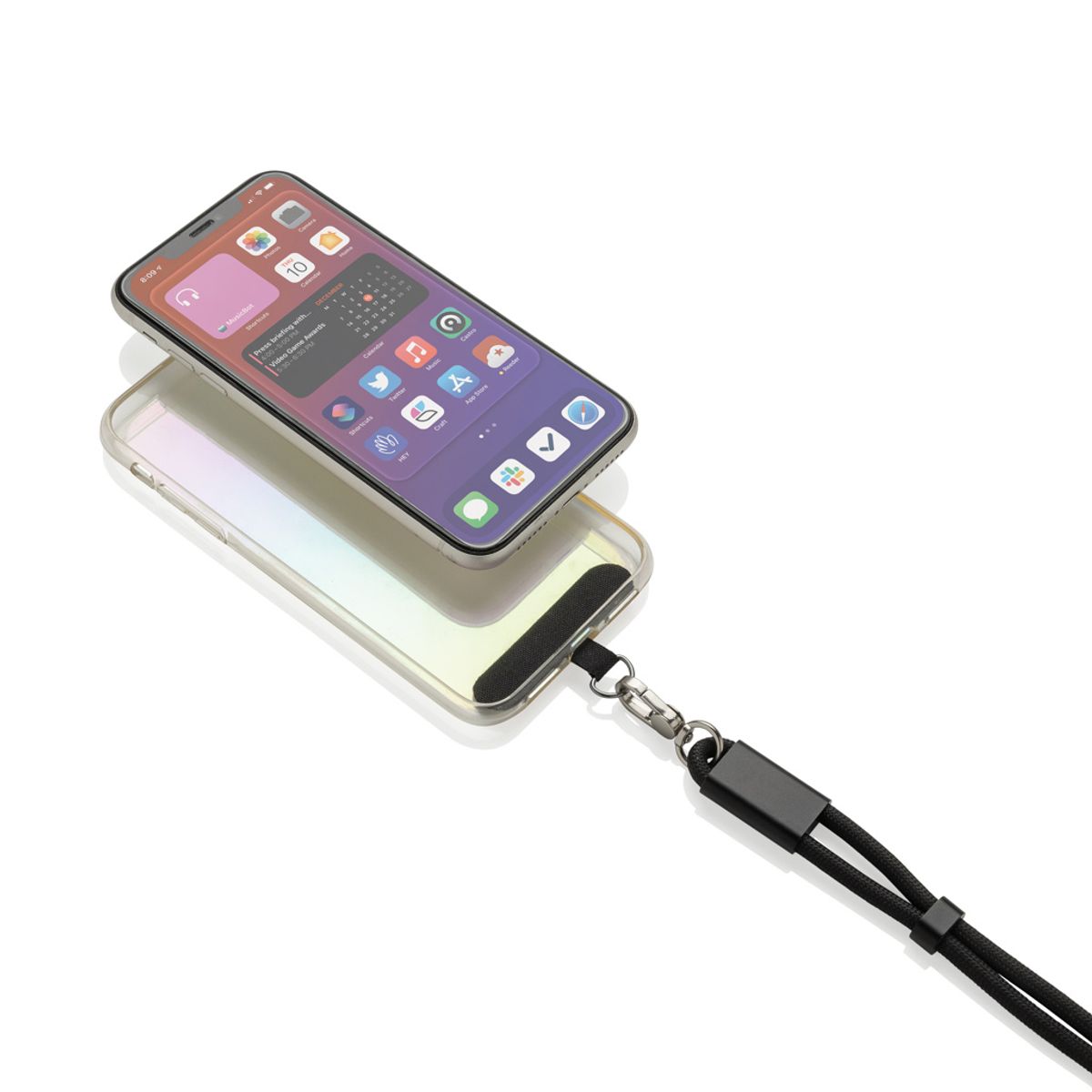 Loopamp Rcs Rpet regulējama tālruņa rokassprādze ar 60 W kabeli