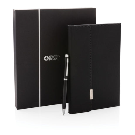 Swiss Peak Deluxe A5 Notebook And Pen Set