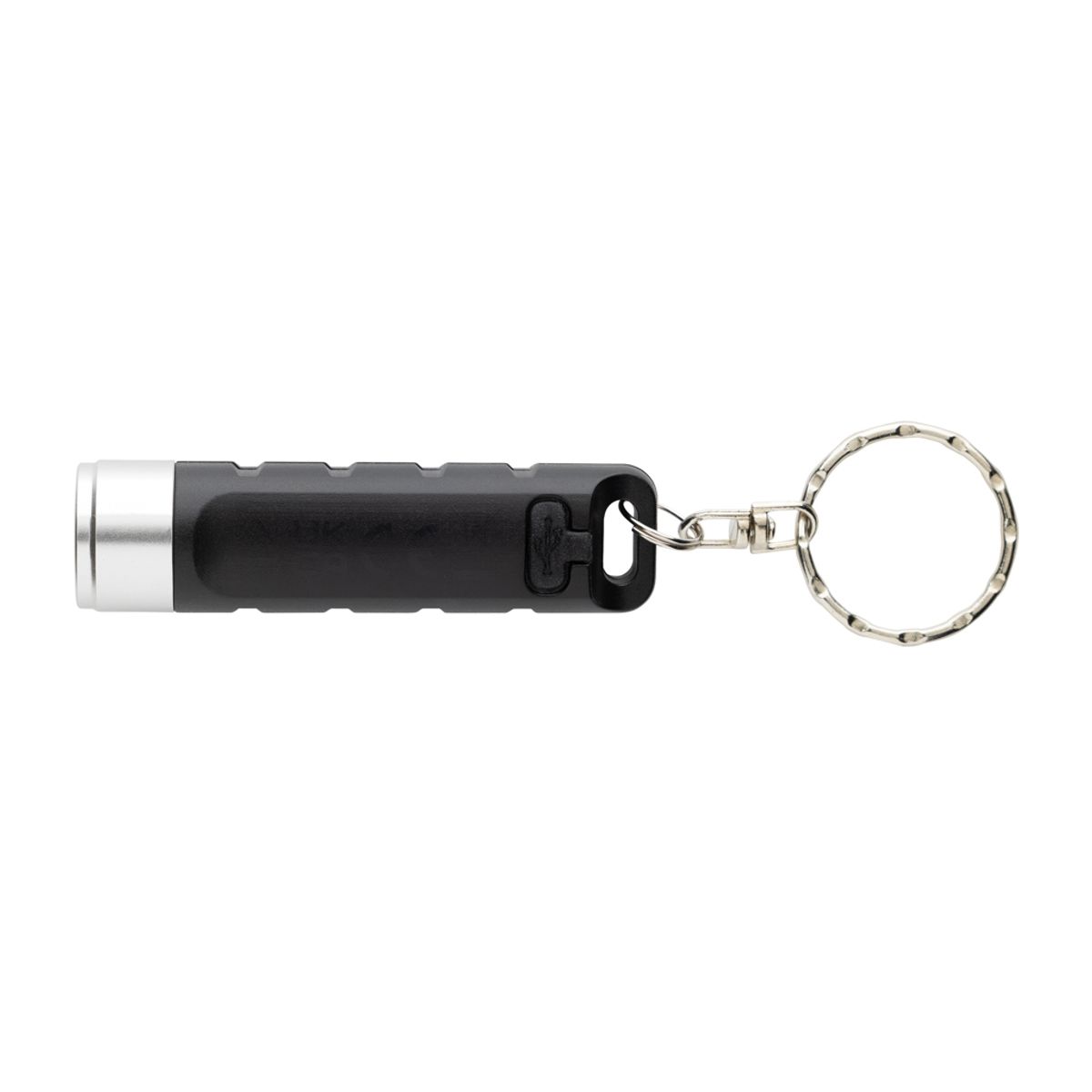 Globix Rcs Recycled Plastic Usb Re-Chargeable Keychain Torch
