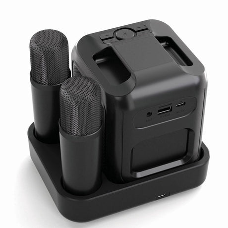 Singvibe Rcs Recycled Plastic Karaoke Set With Double Mic