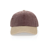 Beau Aware™ Washed 6 Panel 270Gsm Cotton Twill Two Tone Cap