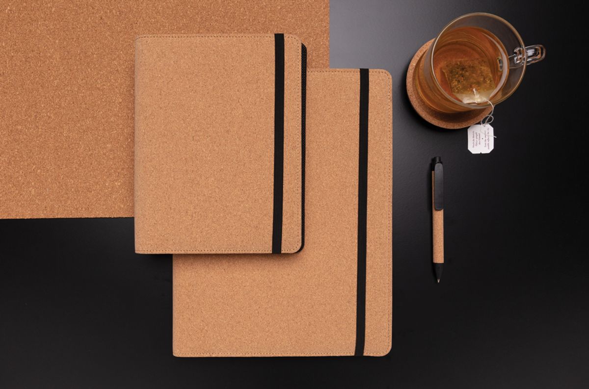Deluxe Cork Portfolio A4 With Pen