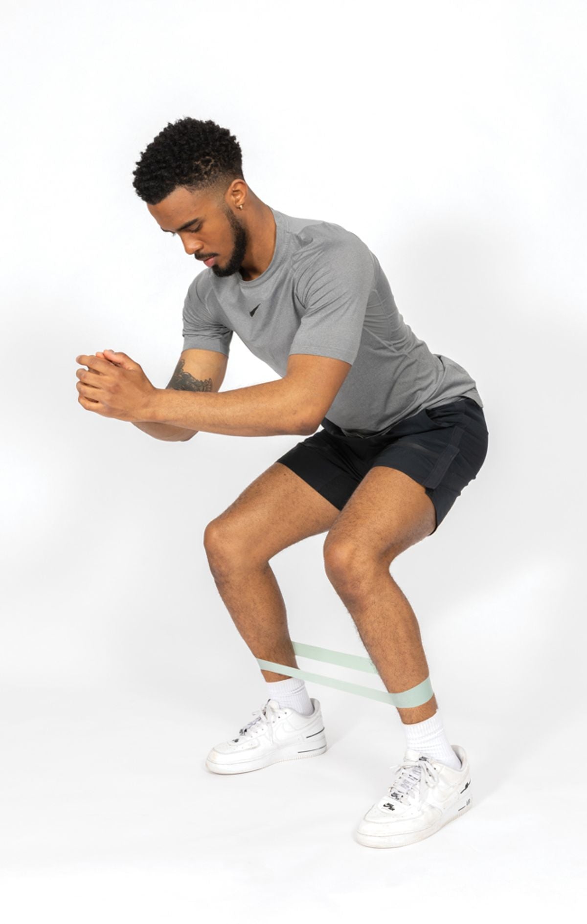 4Pc Elastic Fitness Bands In Pouch