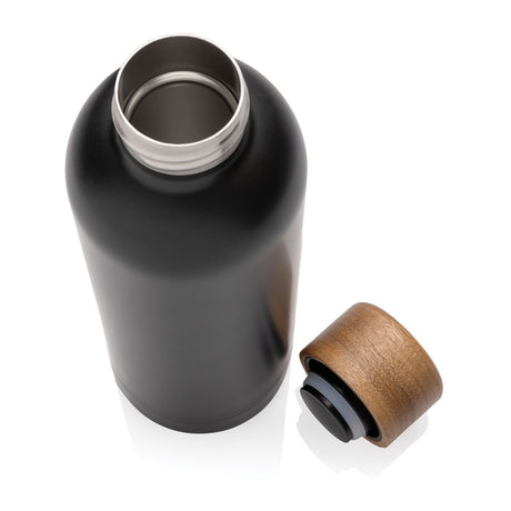 Wood Rcs Certified Recycled Stainless Steel Vacuum Bottle
