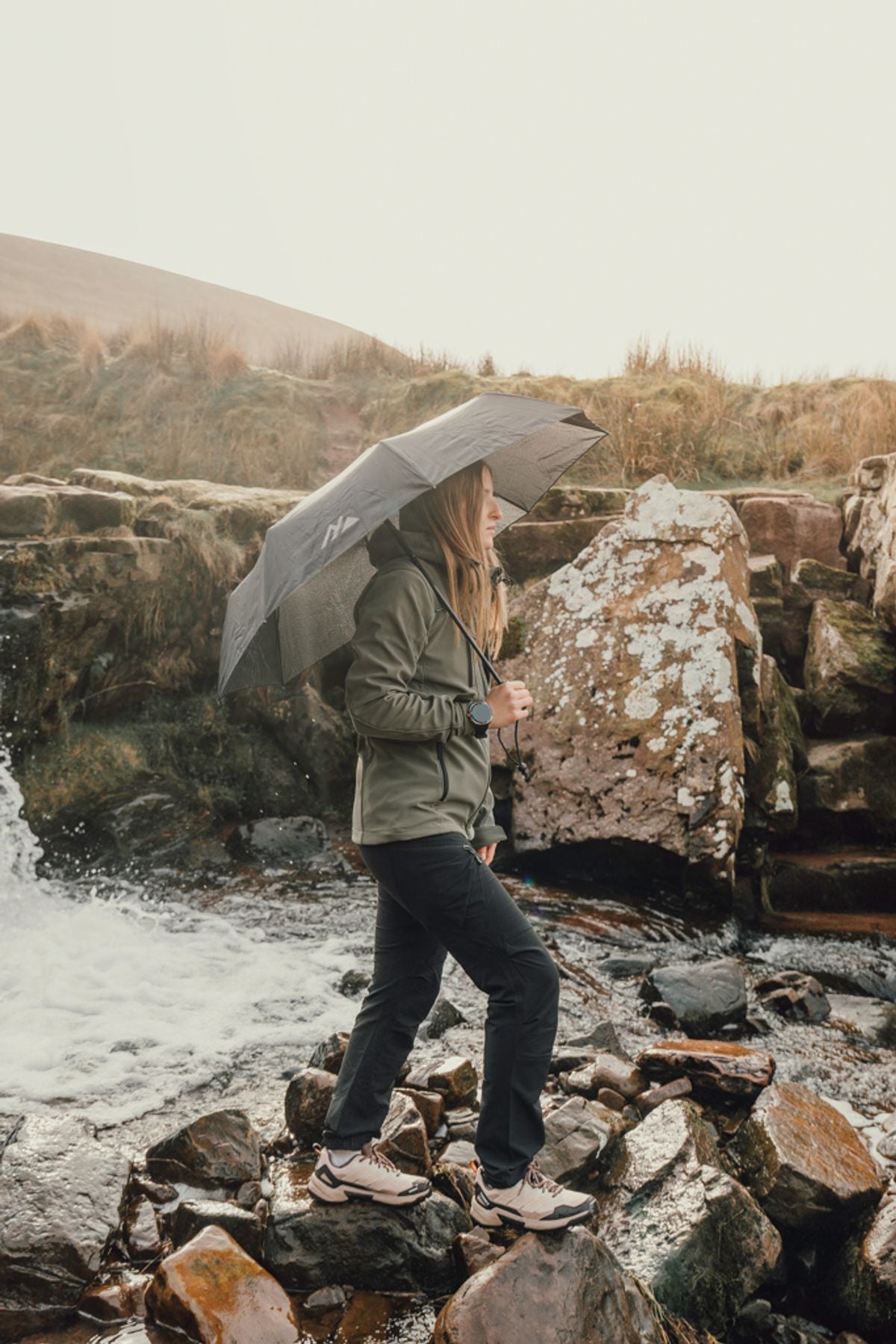 Nordic Drift Trail 23” Aware™ Rpet Auto O/C Upf 50+ Umbrella