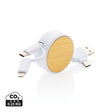 Rcs Recycled Plastic Ontario 4-In-1 Retractable Cable