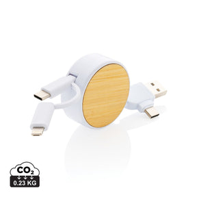 Rcs Recycled Plastic Ontario 4-In-1 Retractable Cable