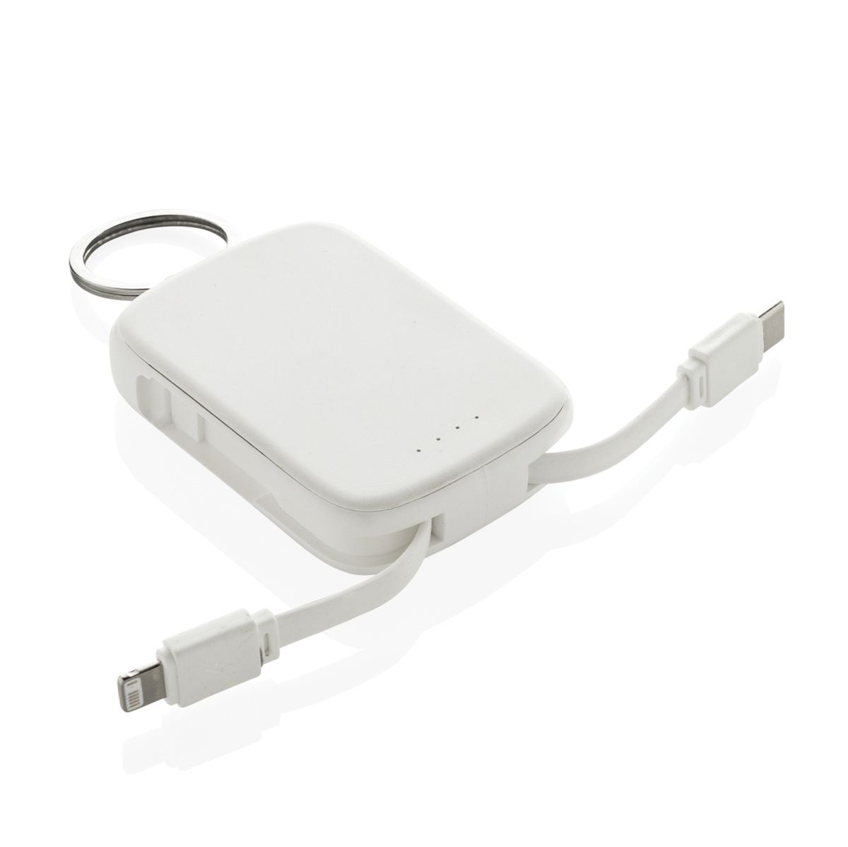 Nexo Rcs Keychain 2000 Mah Powerbank With Integrated Cables