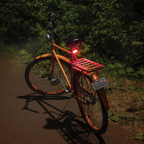 Lumino Rcs Recycled Plastic Usb Re-Chargeable Bike Light Set