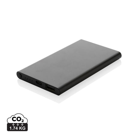 Rcs Recycled Plastic/Aluminium 4000Mah Powerbank With Type C