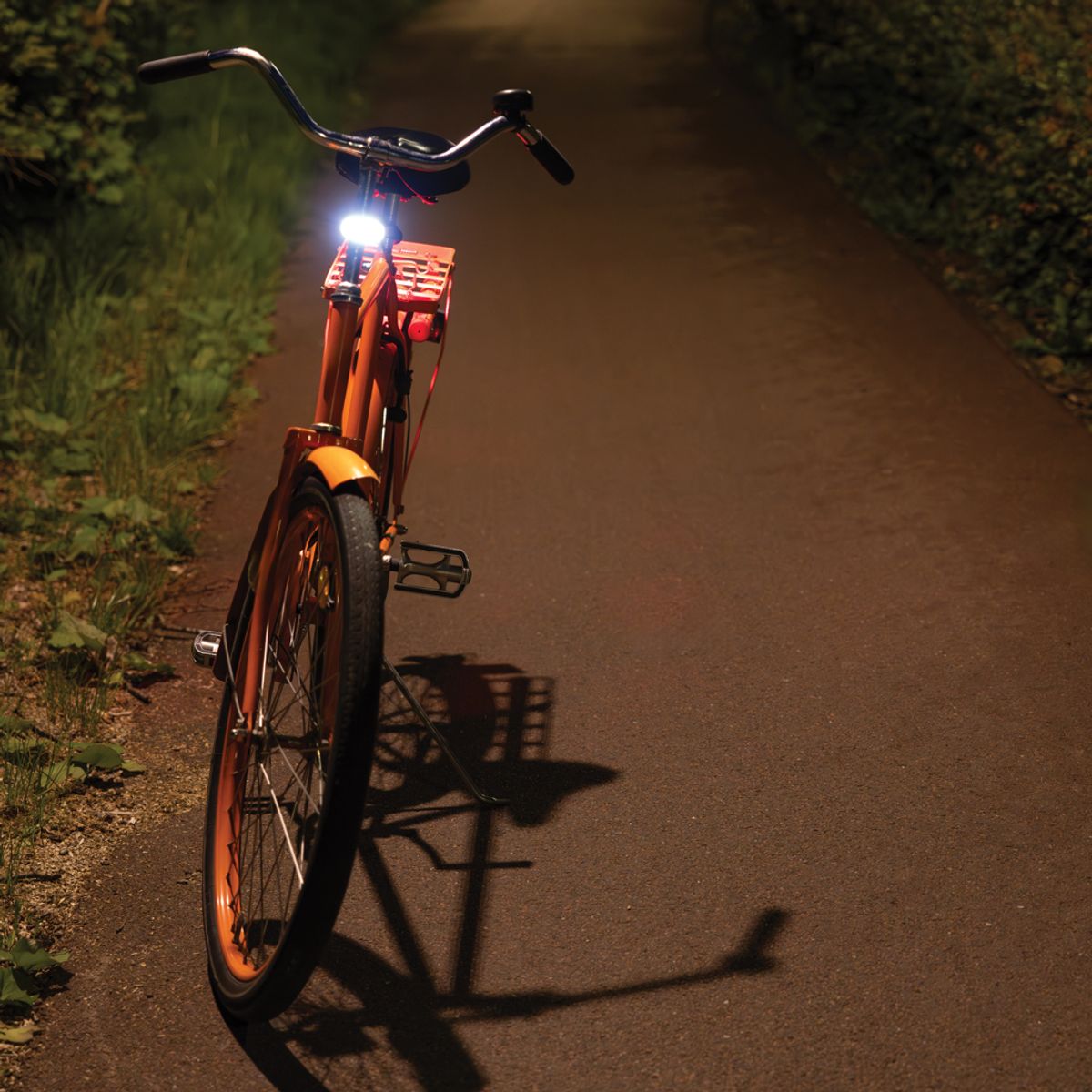 Lumino Rcs Recycled Plastic Usb Re-Chargeable Bike Light Set