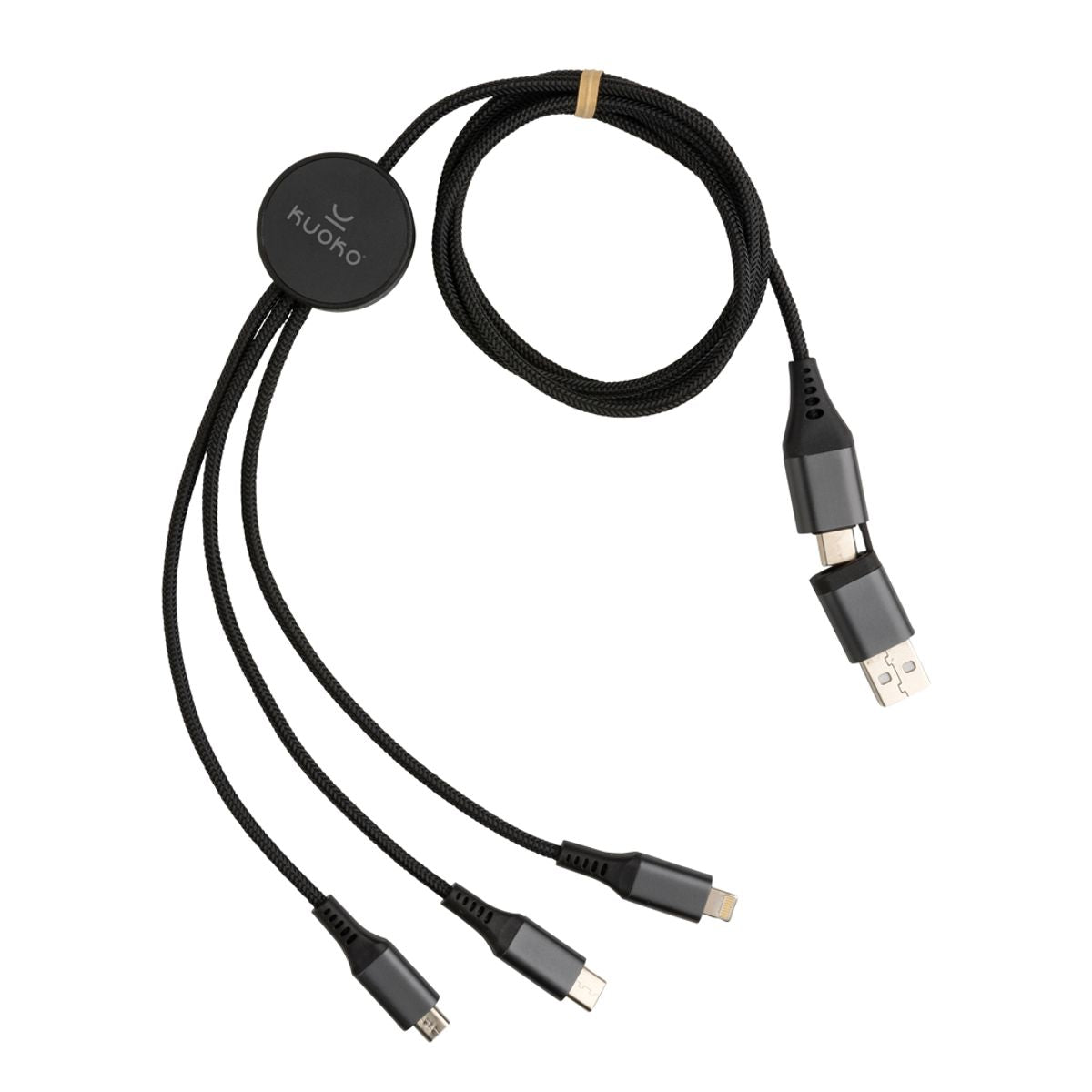 Terra 60W Rcs Recycled Aluminium 120Cm 6-In-1 Cable