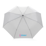 20.5" Impact Aware™ Rpet 190T Pongee Bamboo Mini Umbrella
