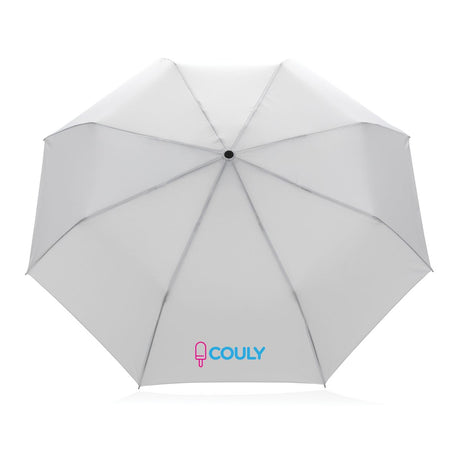 20,5 collu Impact Aware™ RPET 190T Pongee bambusa mini lietussargs