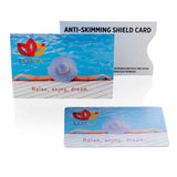 Anti-Skimming Rfid Shield Card With Active Jamming Chip