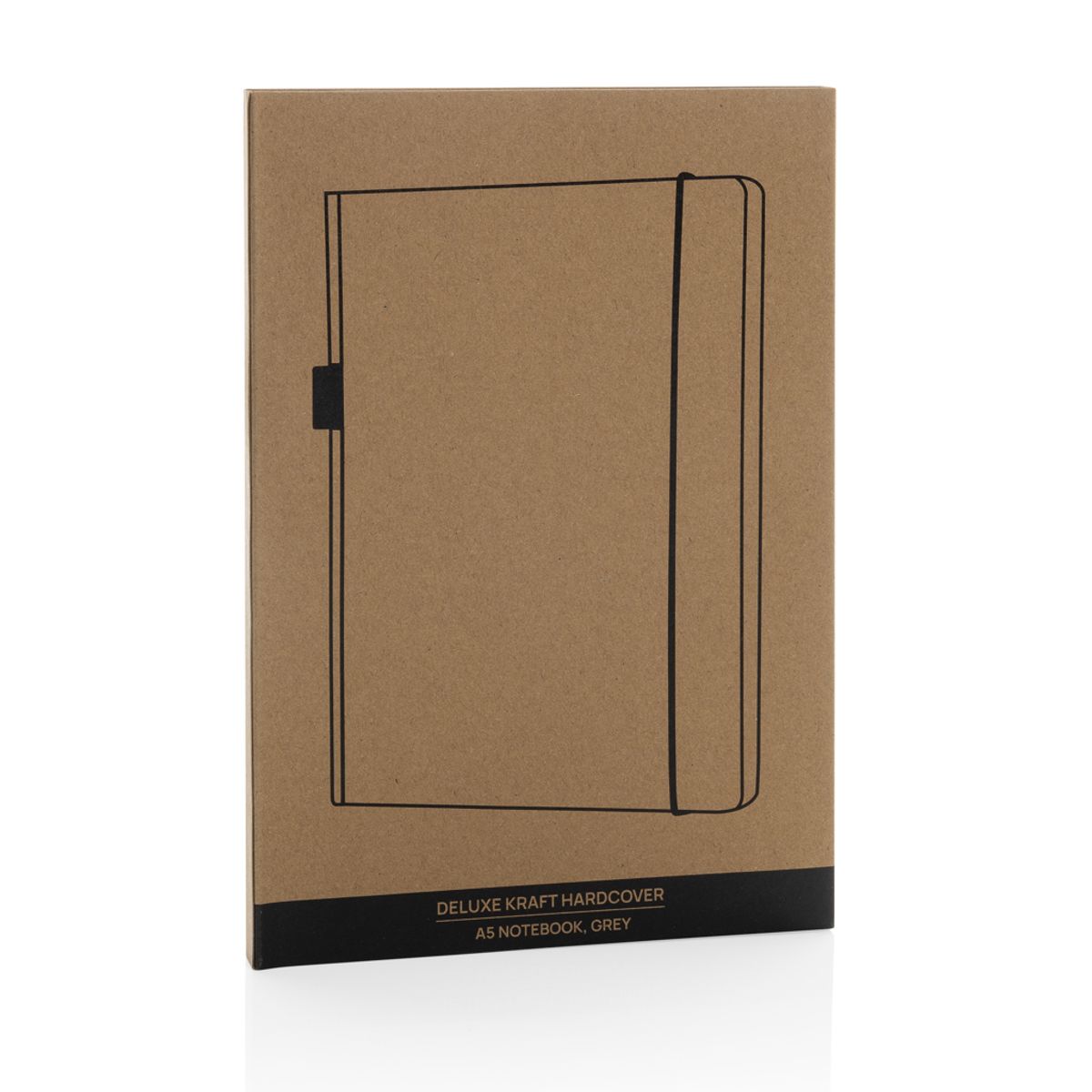 A5 Deluxe Kraft cietā vāka piezīmju grāmata