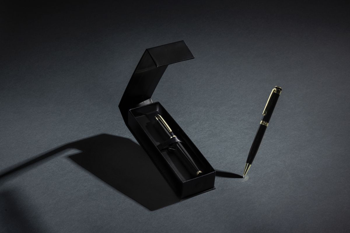 Swiss Peak Luca Rcs Recycled Brass Deluxe Pen Set